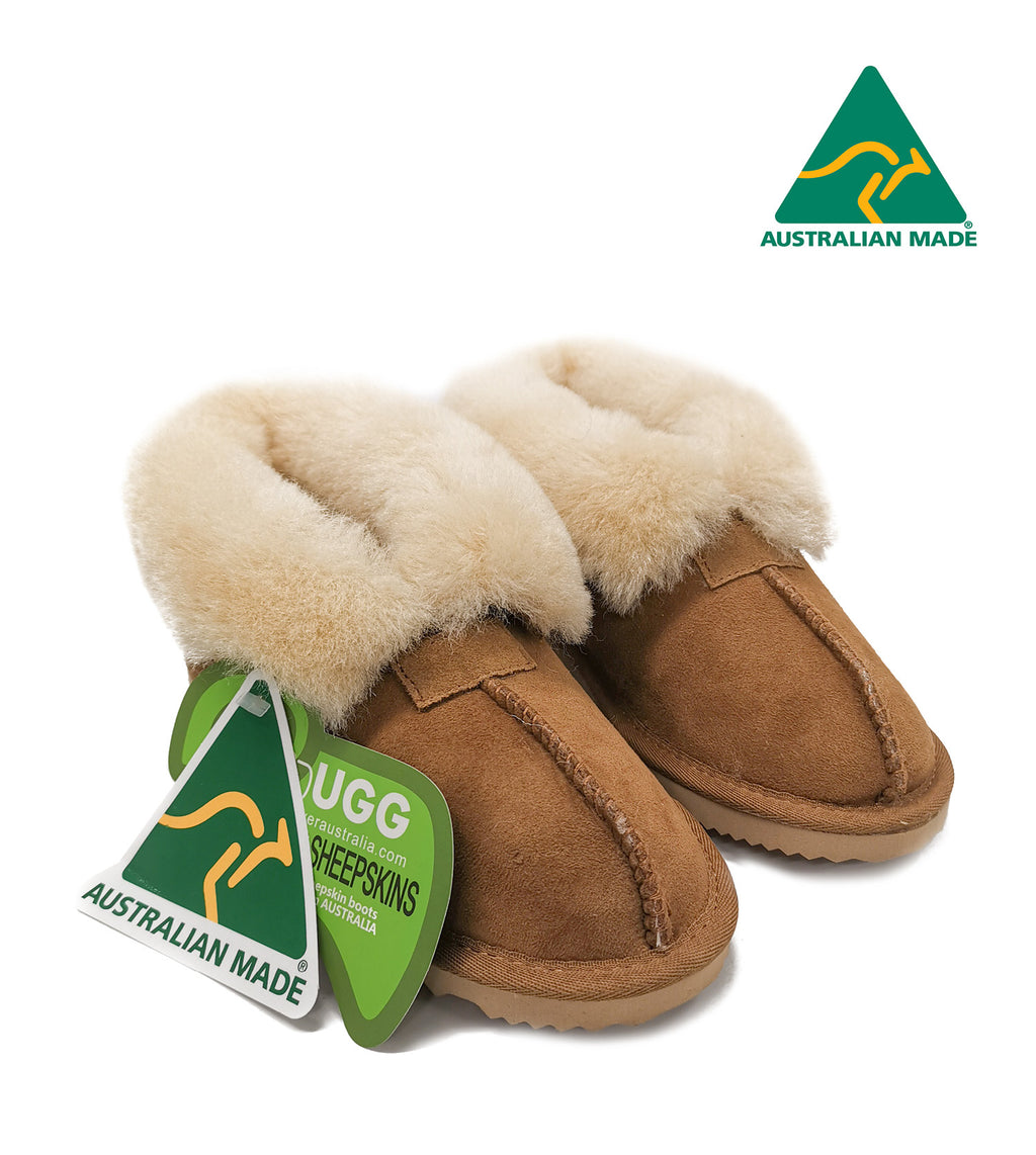 AU*Wool Collar Slipper
