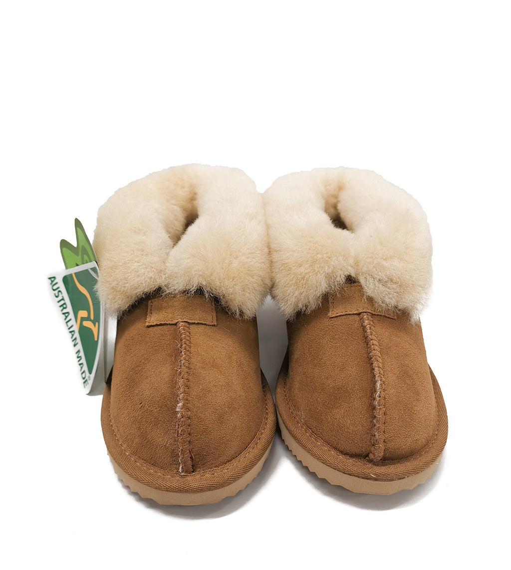 AU*Wool Collar Slipper