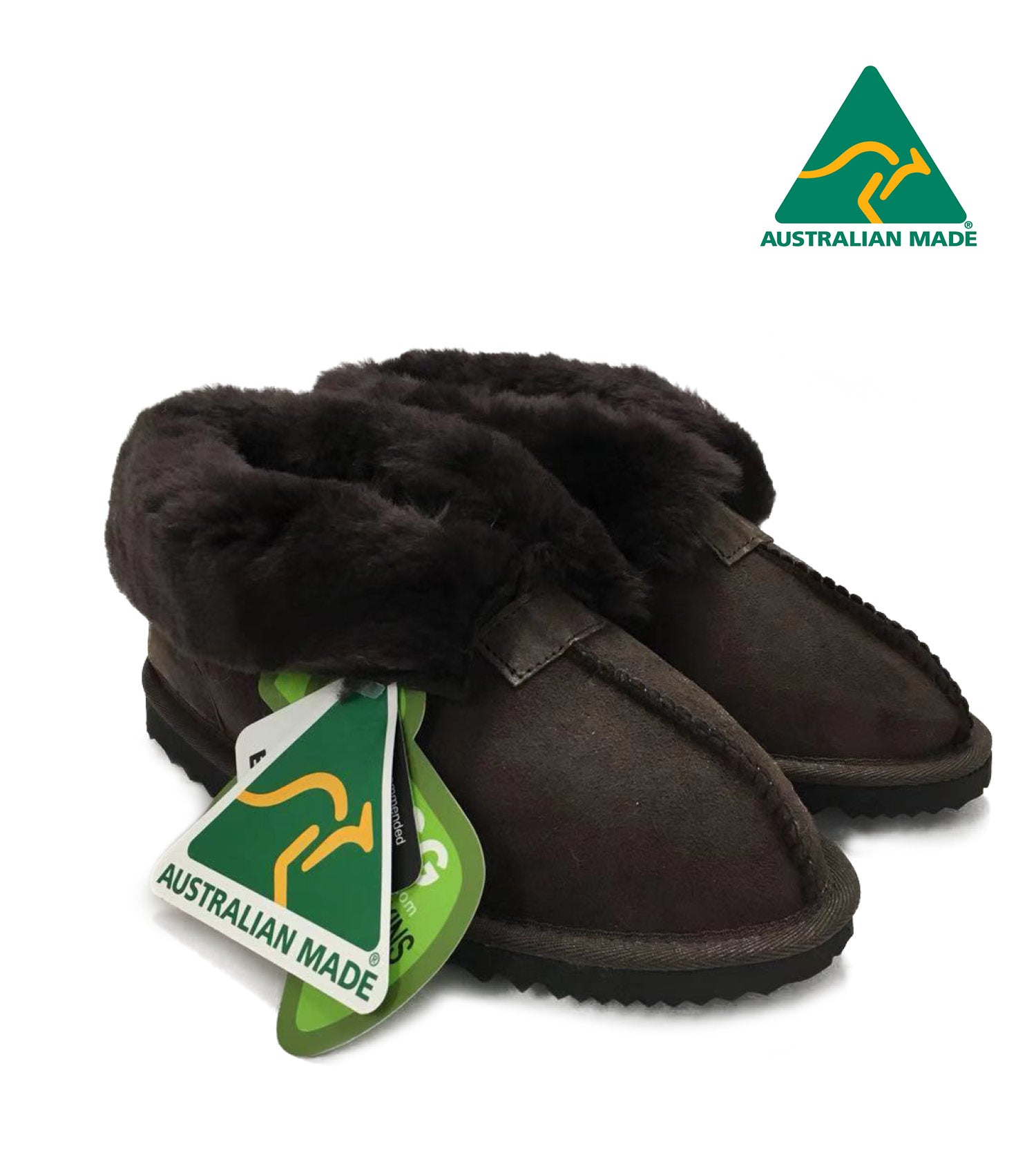 AU*Wool Collar Slipper