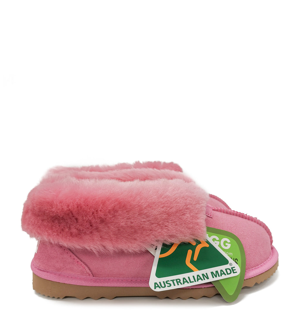 AU*Wool Collar Slipper