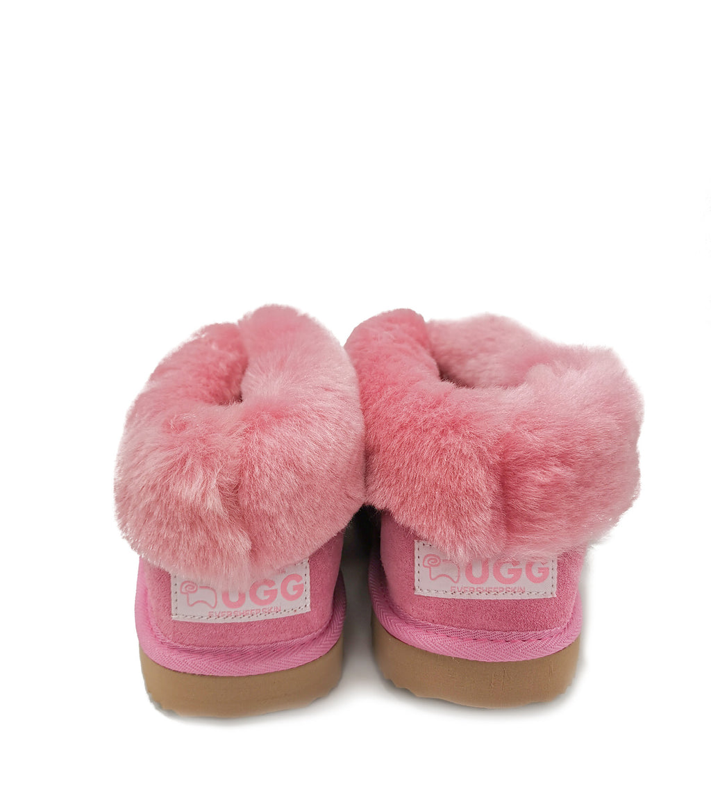 AU*Wool Collar Slipper