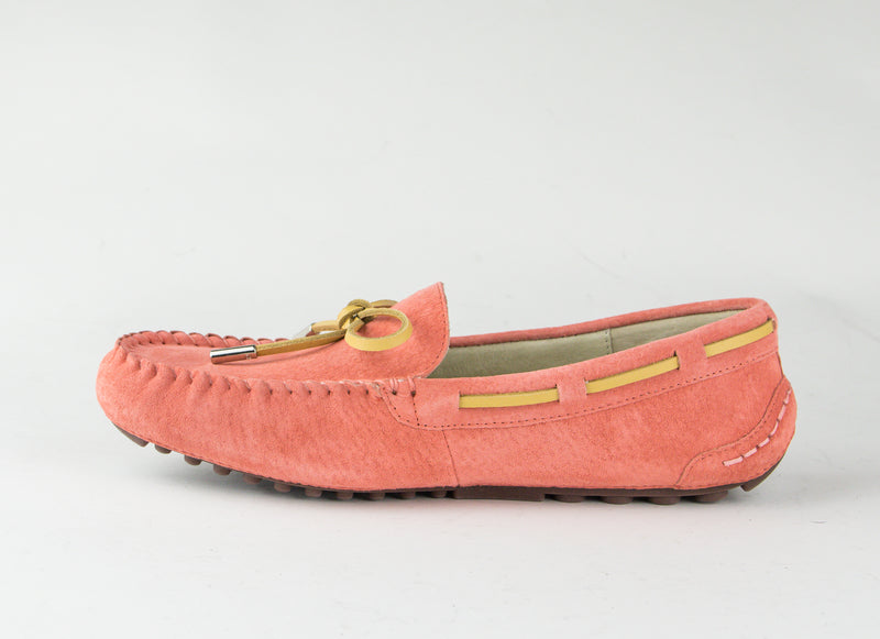 Lace rubber sole summer moccasin
