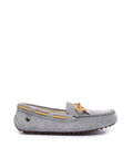 Lace rubber sole summer moccasin