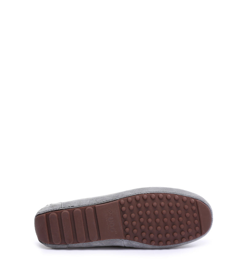 Lace rubber sole summer moccasin