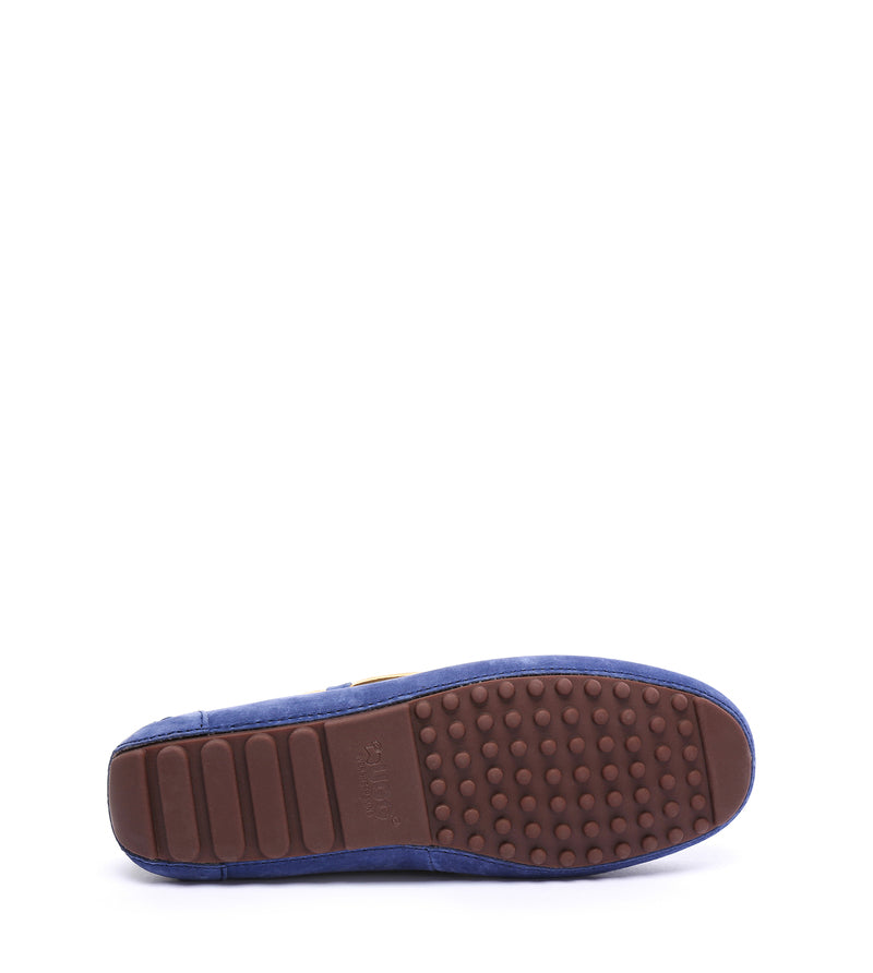 Lace rubber sole summer moccasin