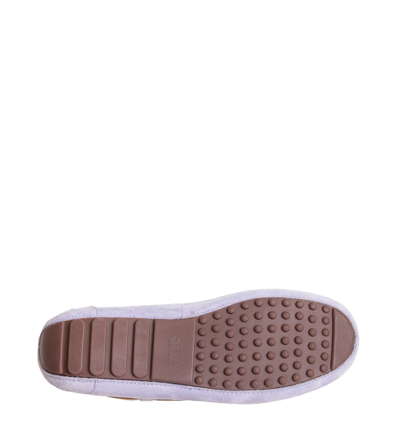 Lace rubber sole summer moccasin