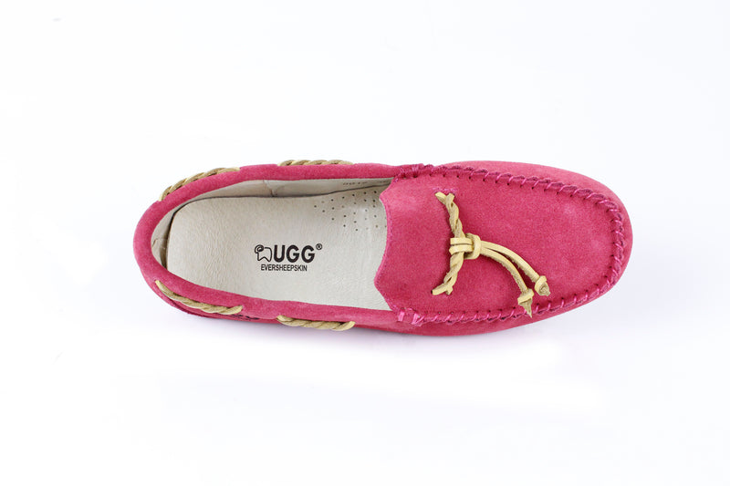 Twisty lace summer moccasin