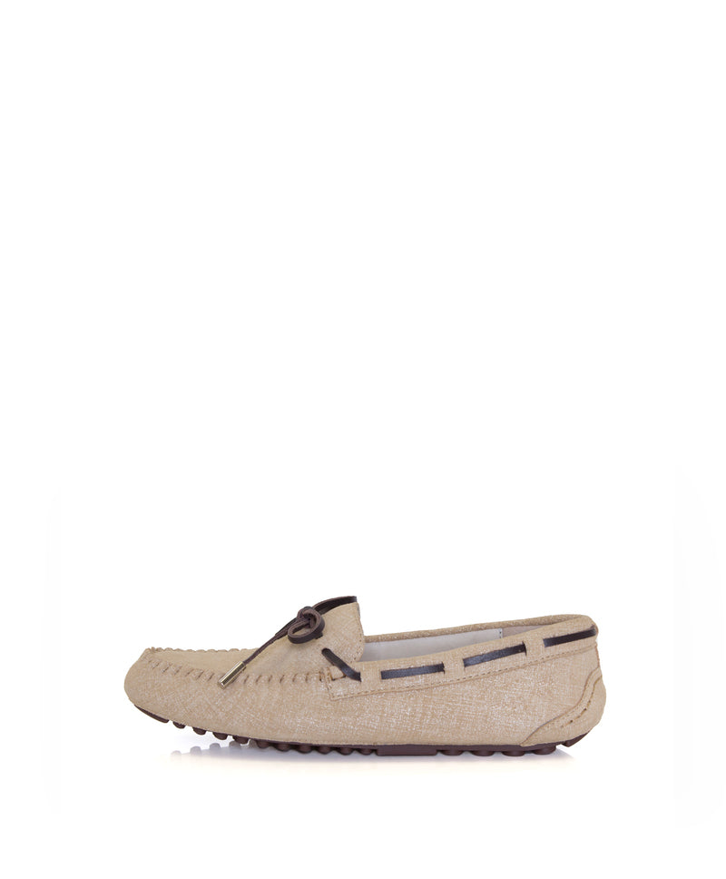 Denim summer moccasin