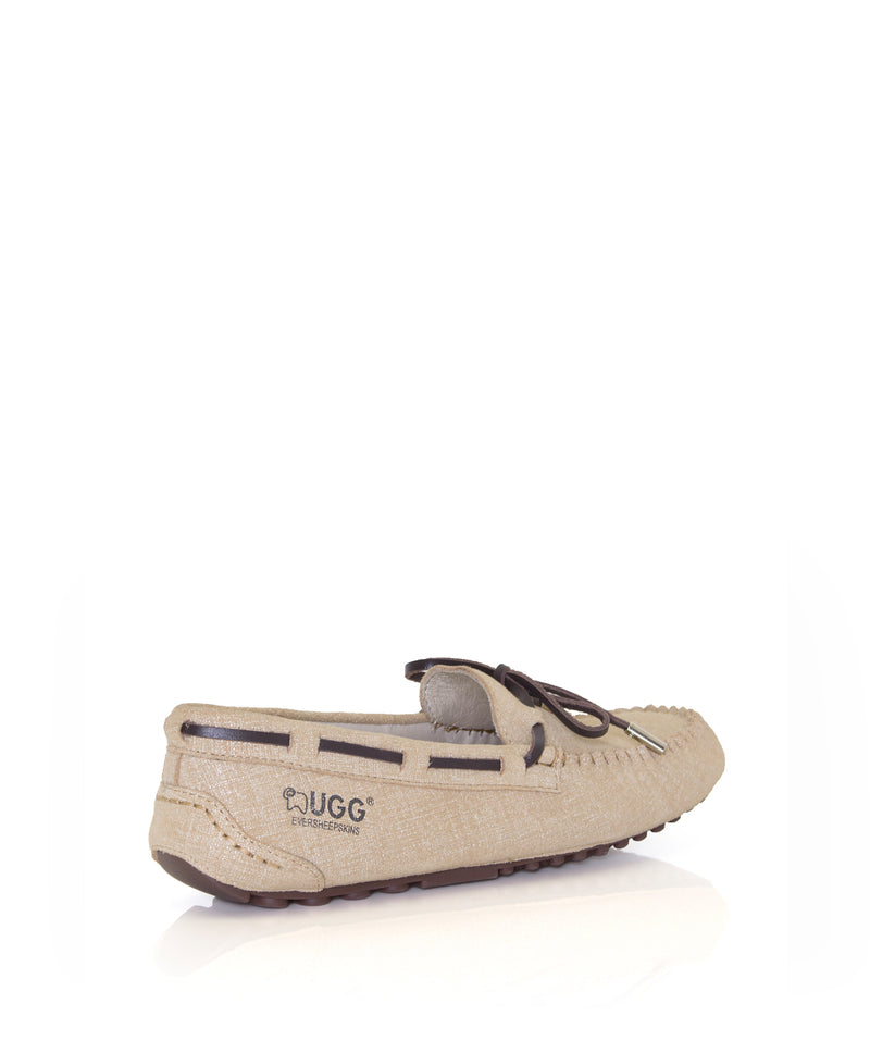 Denim summer moccasin