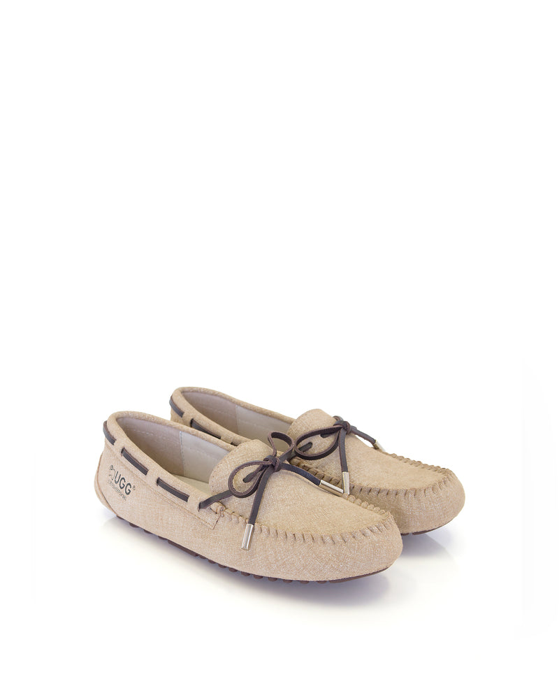 Denim summer moccasin