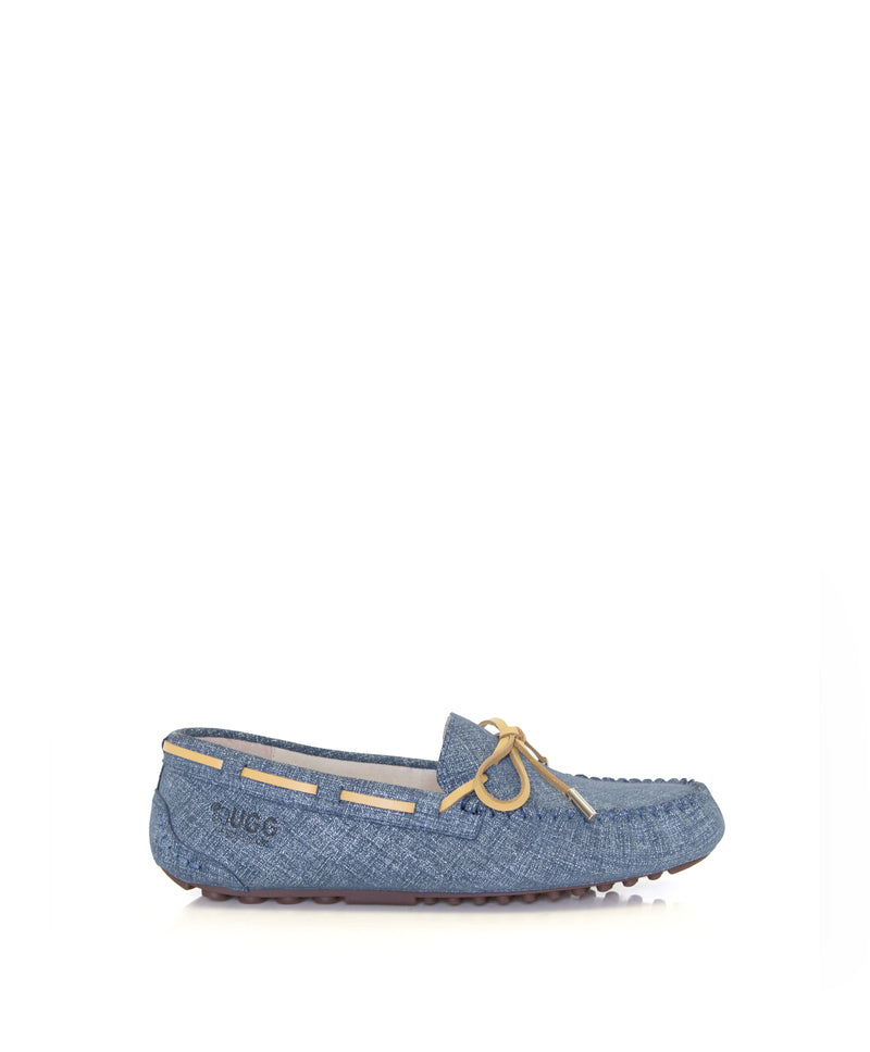 Denim summer moccasin