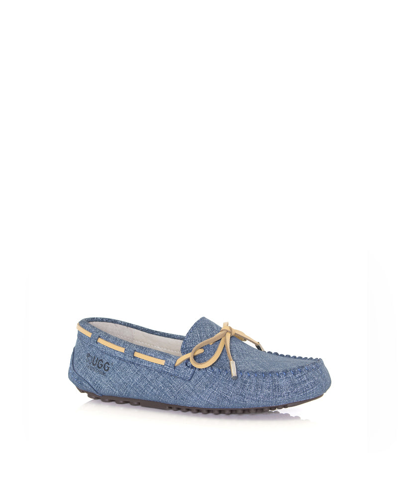 Denim summer moccasin