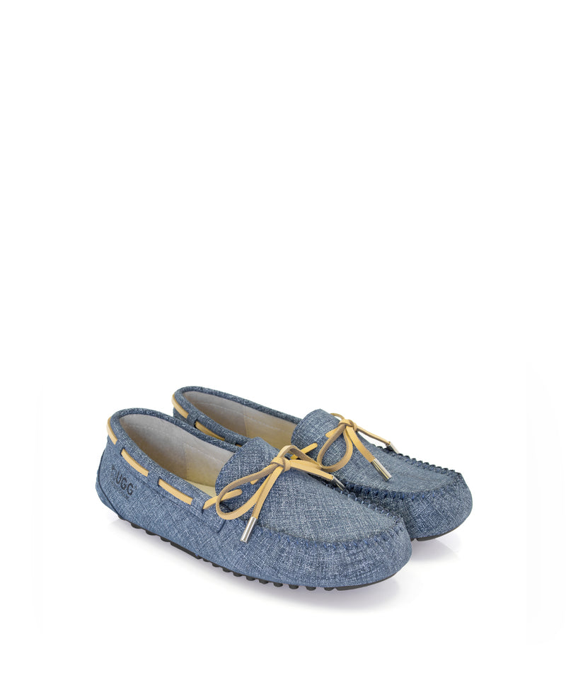 Denim summer moccasin