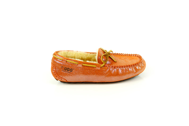 Glitter moccasin