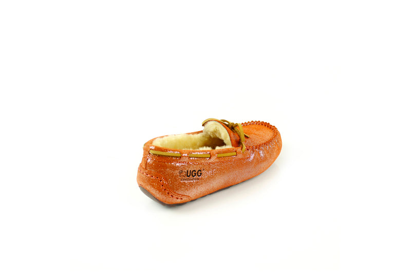 Glitter moccasin
