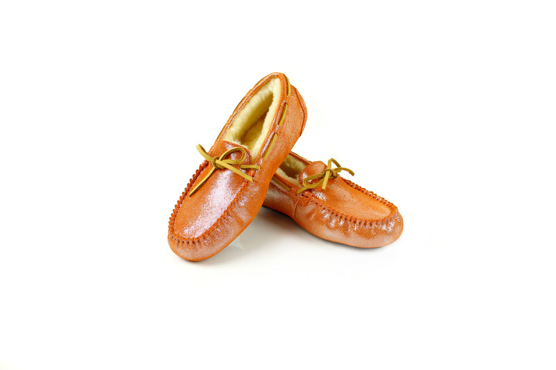 Glitter moccasin