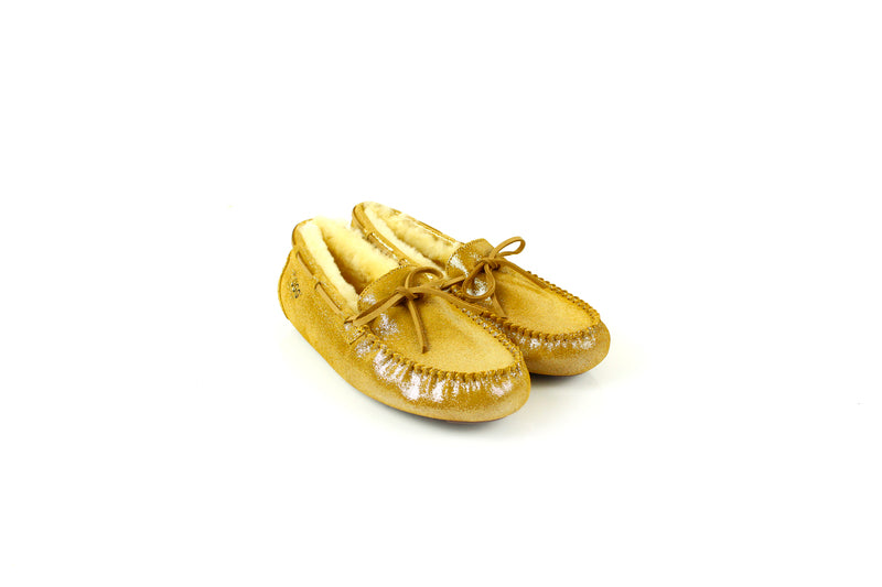 Glitter moccasin