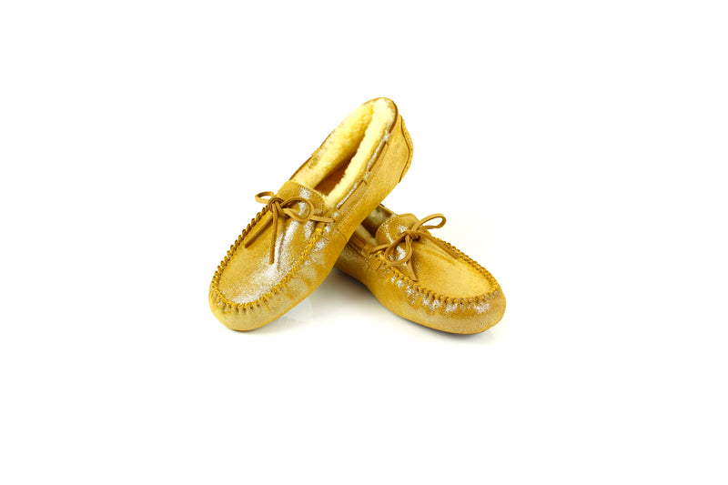 Glitter moccasin