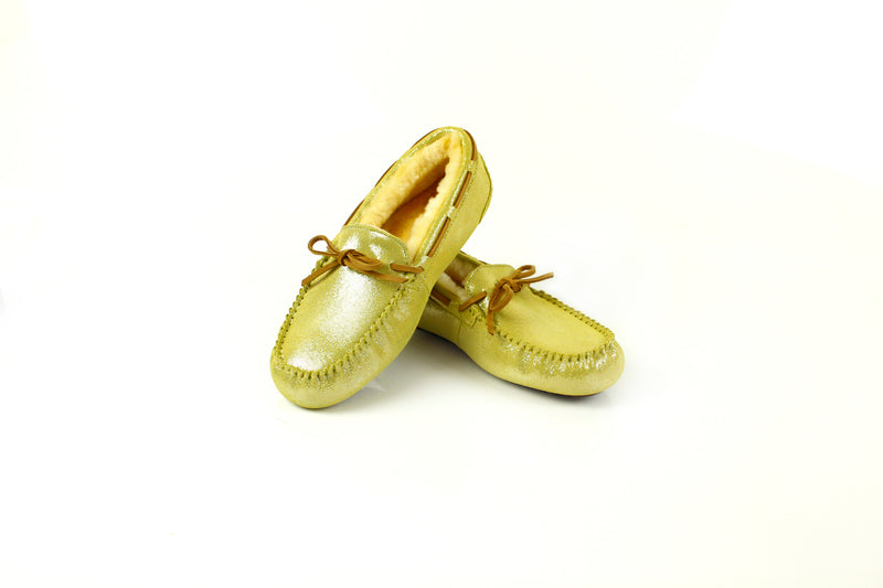 Glitter moccasin