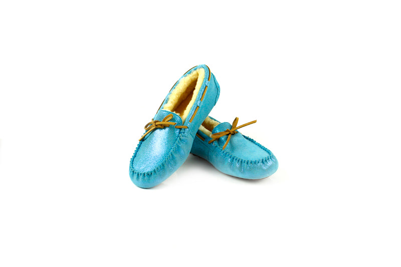 Glitter moccasin