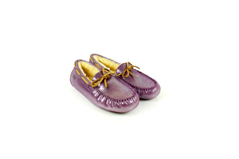 Glitter moccasin