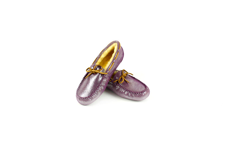Glitter moccasin