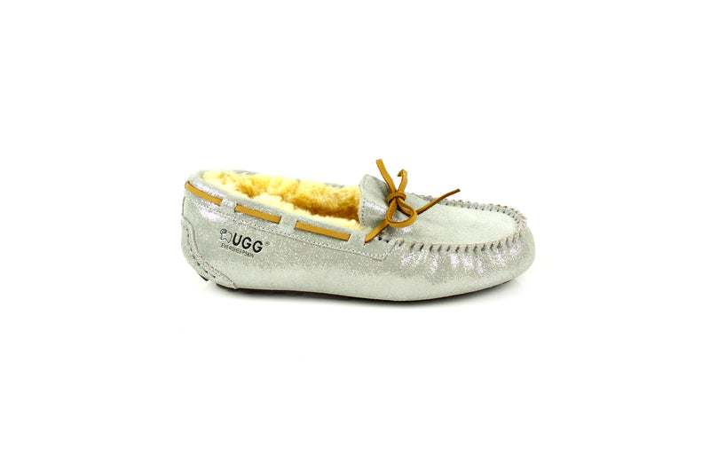Glitter moccasin
