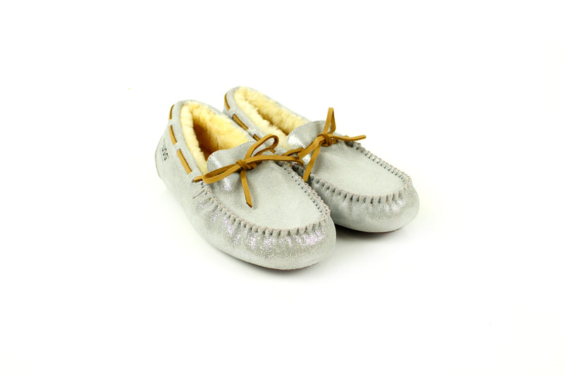 Glitter moccasin