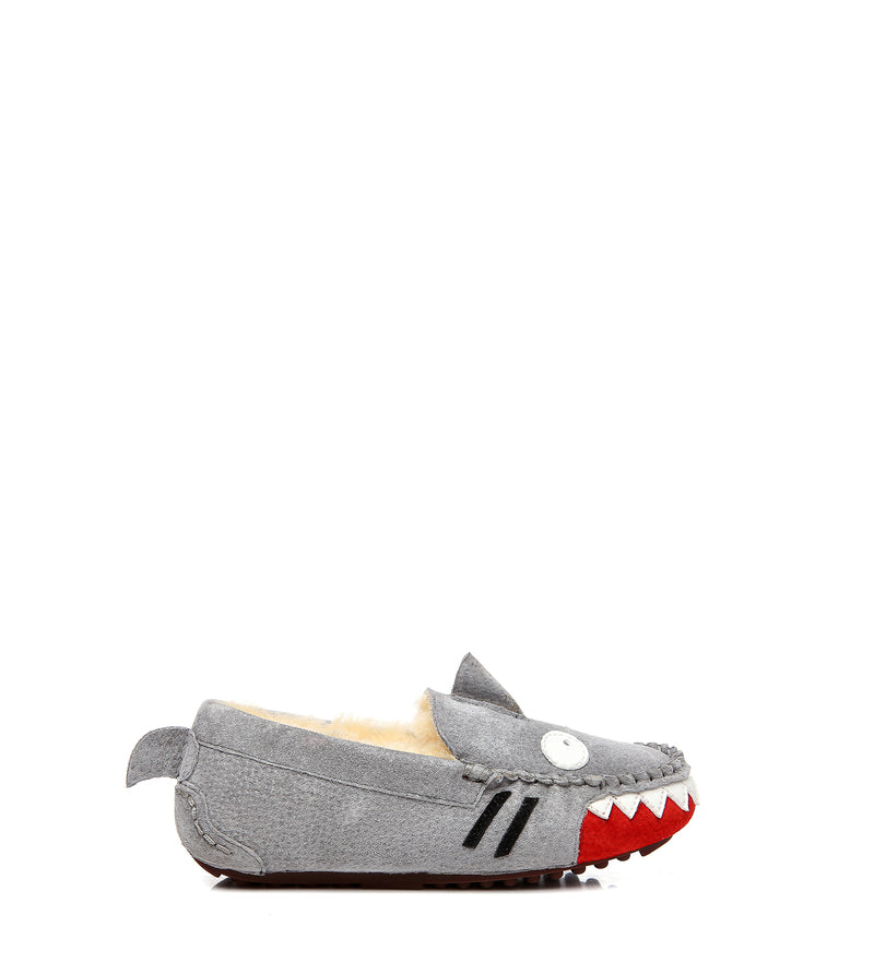 Everugg*Kids Shark Moccasin