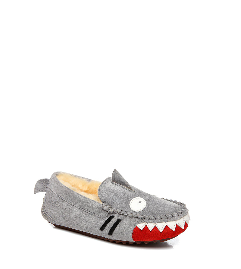 Everugg*Kids Shark Moccasin