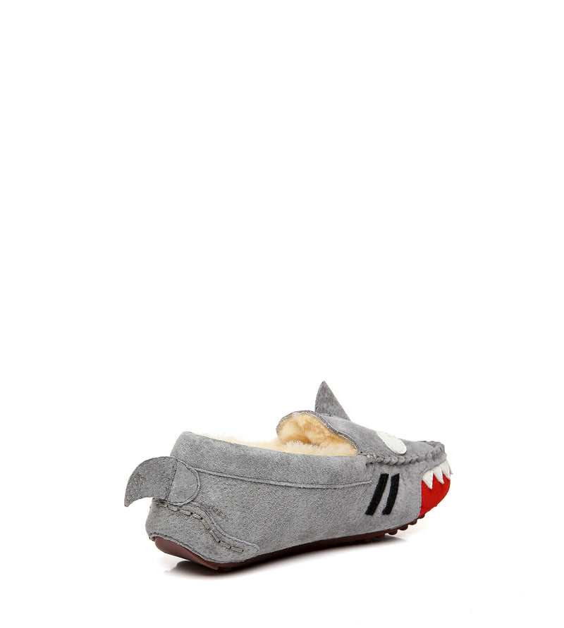 Everugg*Kids Shark Moccasin