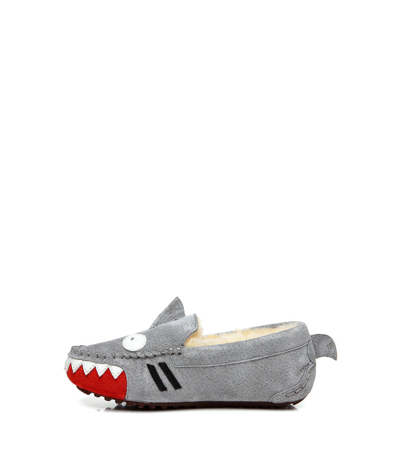 Everugg*Kids Shark Moccasin