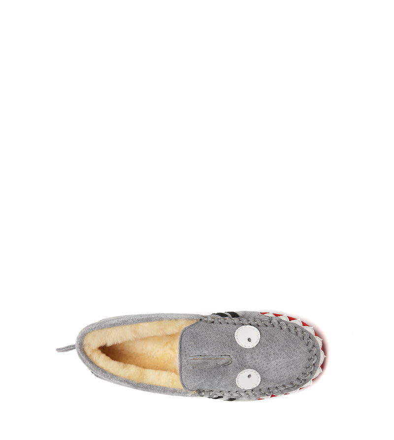 Everugg*Kids Shark Moccasin