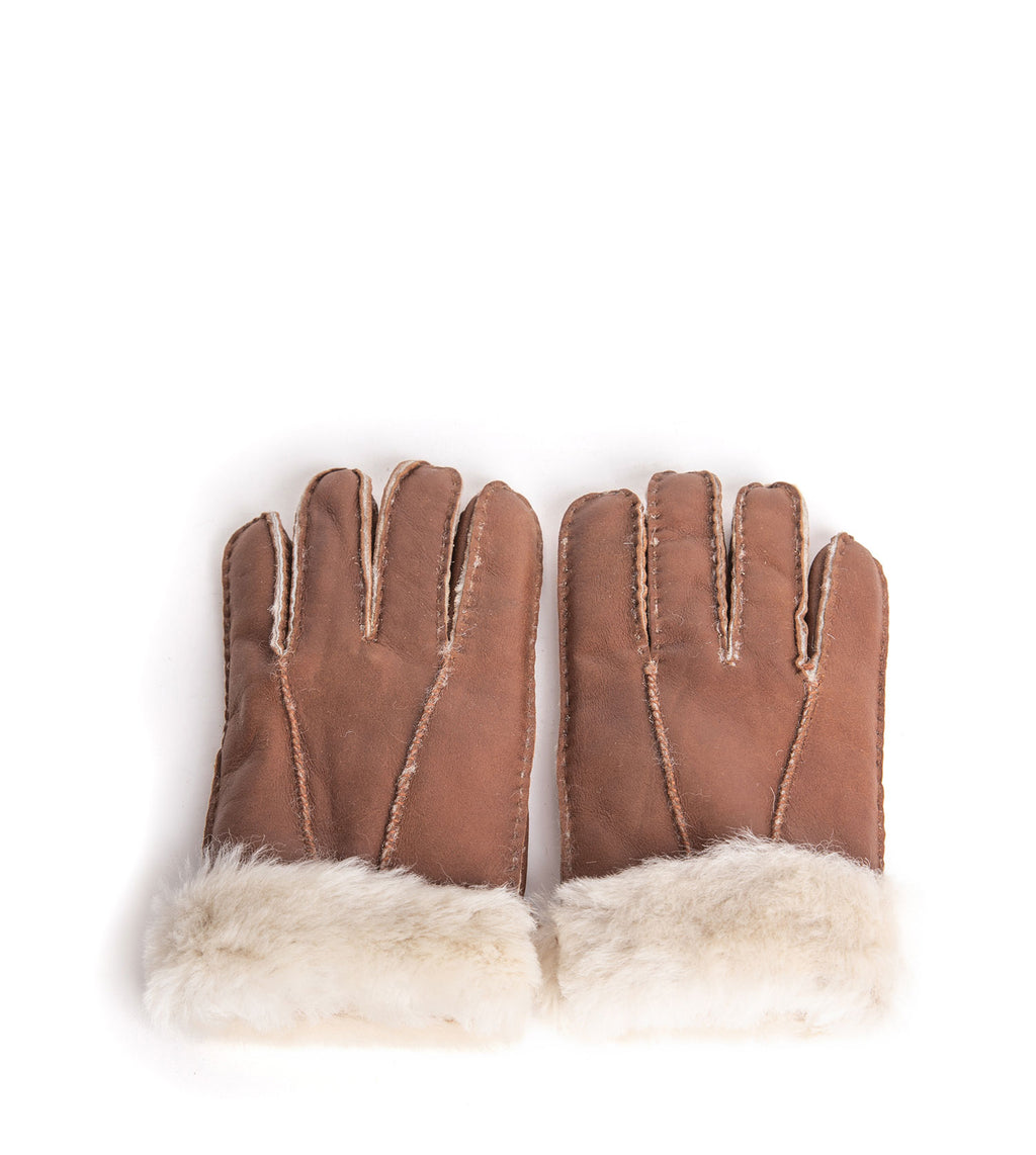 AS*Stitching Gloves With Full Grain Leather