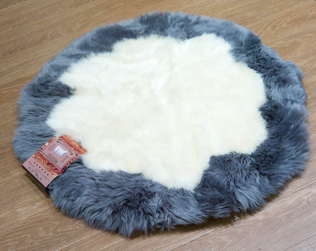 Round Genius Sheepskin Rug 90cm