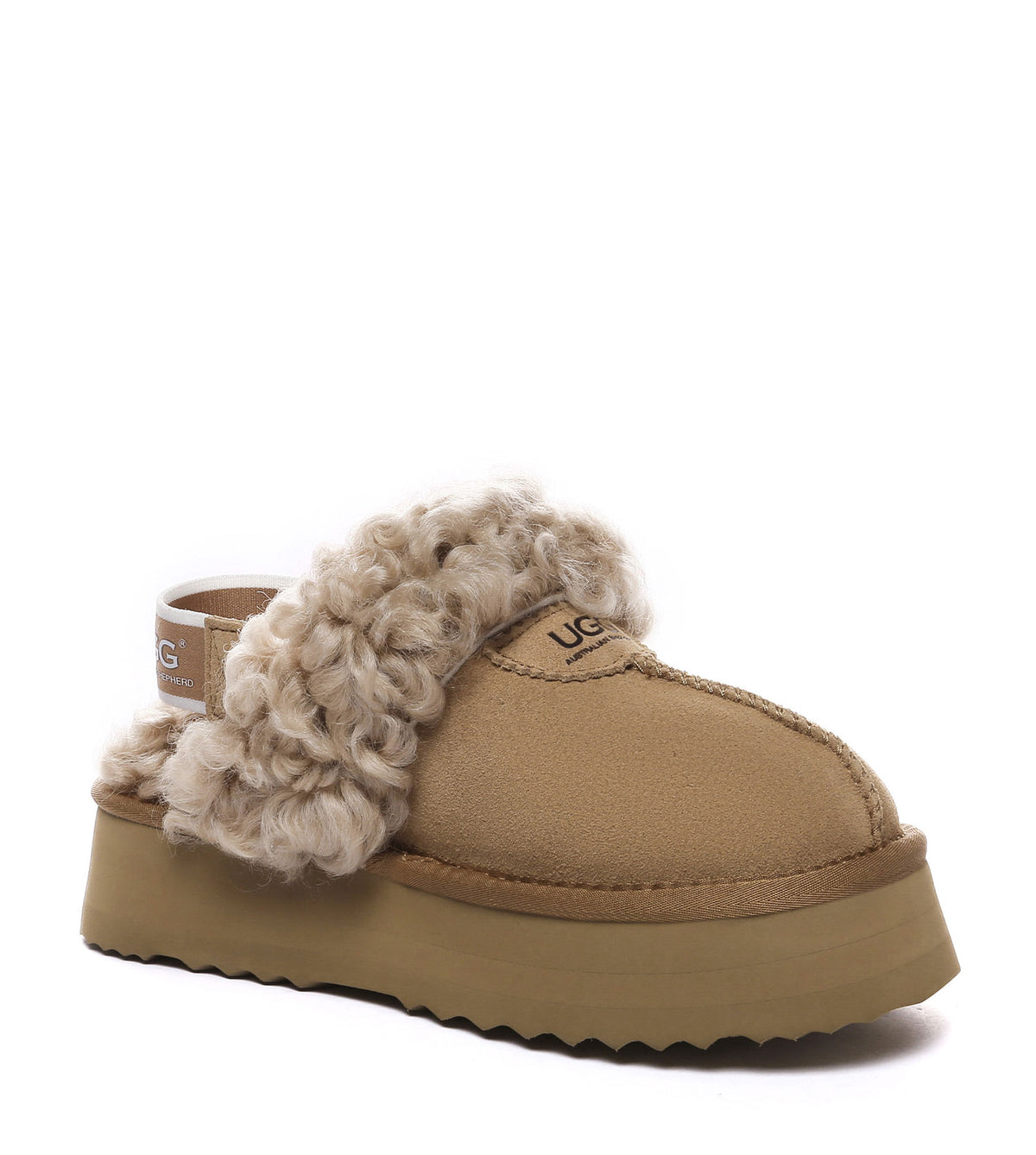 Waffle Curly Platform