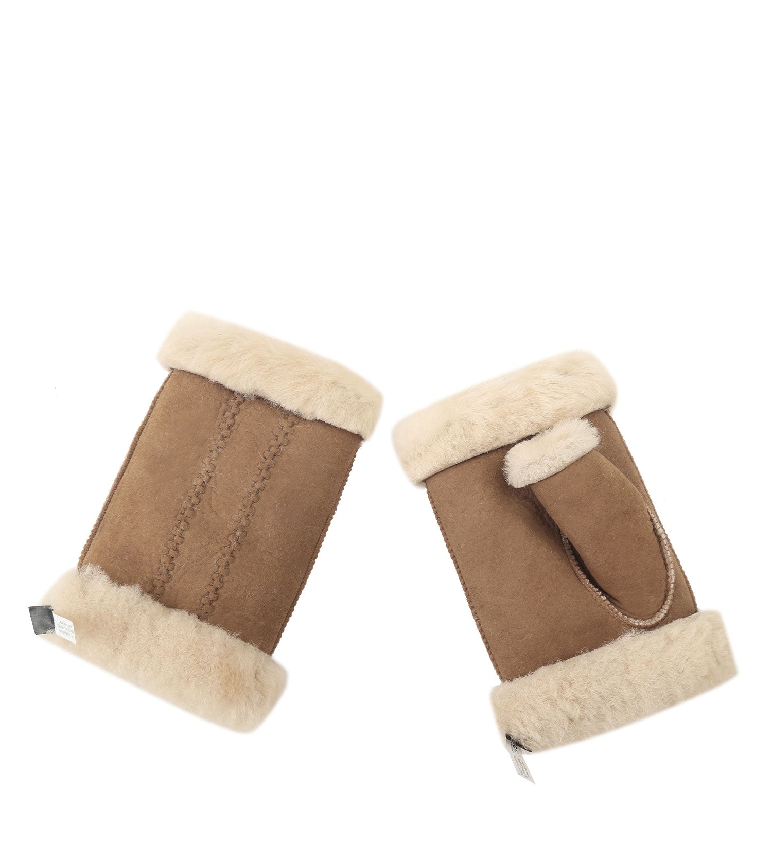 Fingerless Sheepskin Mittens