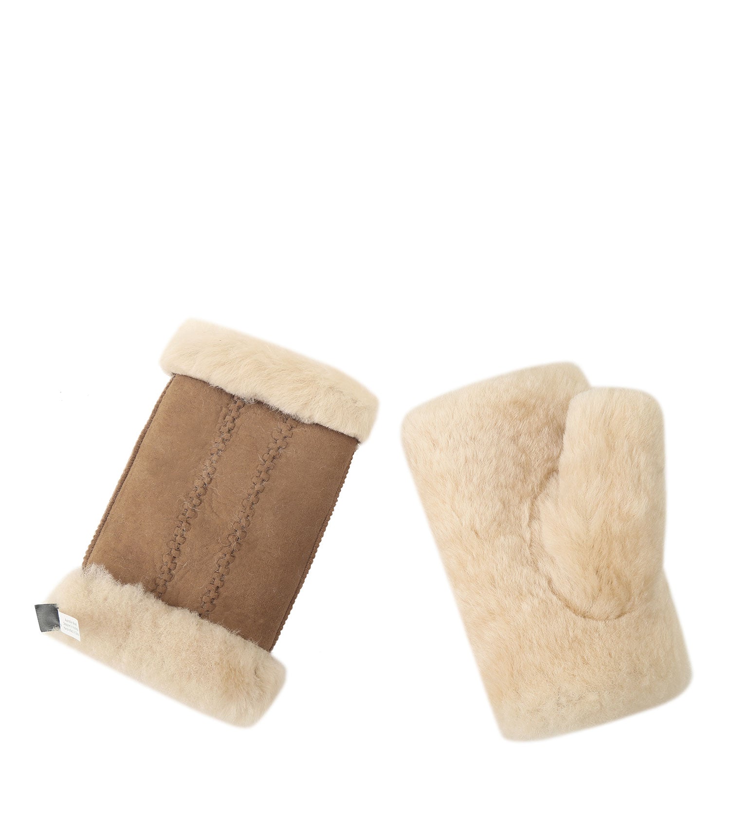 Fingerless Sheepskin Mittens