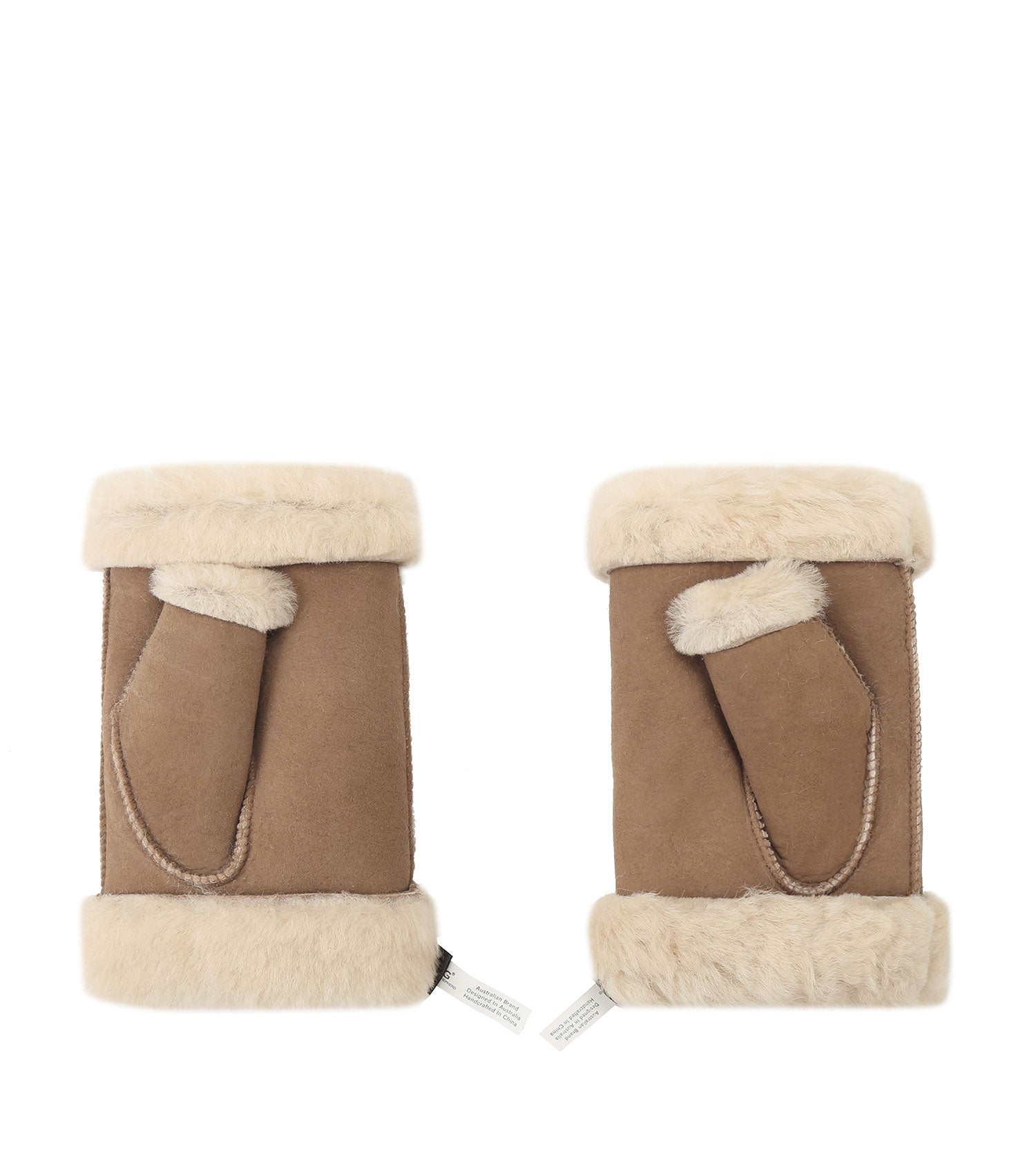 Fingerless Sheepskin Mittens
