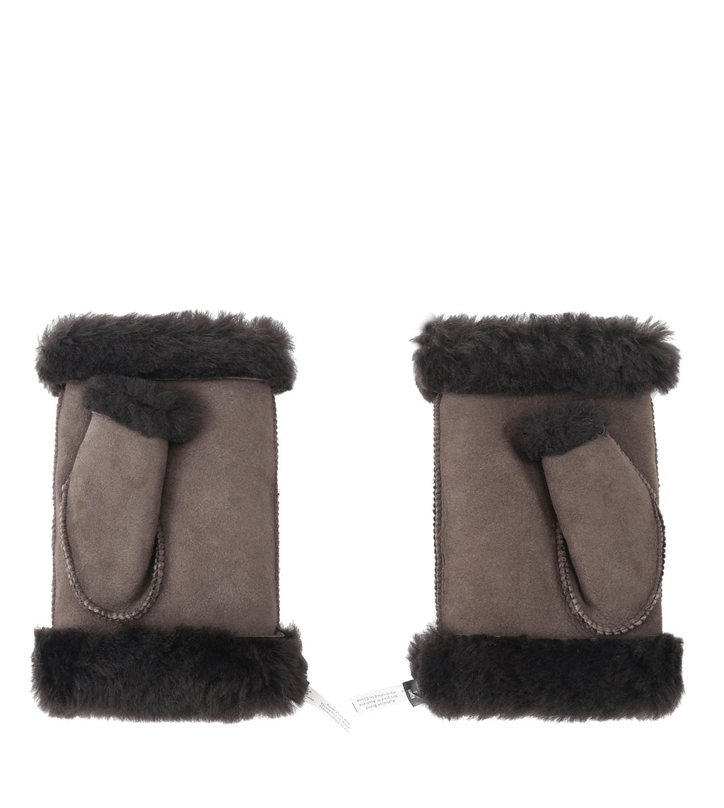 Fingerless Sheepskin Mittens
