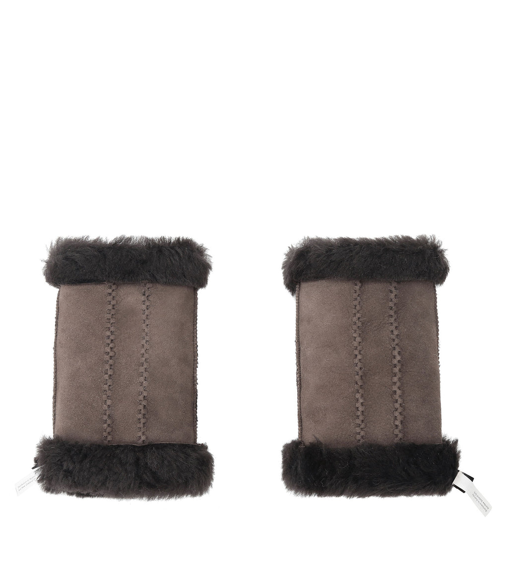 Fingerless Sheepskin Mittens
