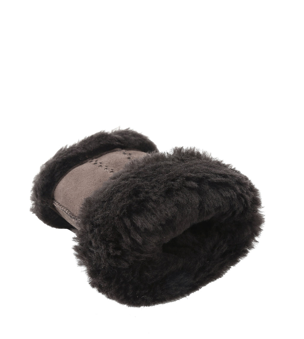 Fingerless Sheepskin Mittens