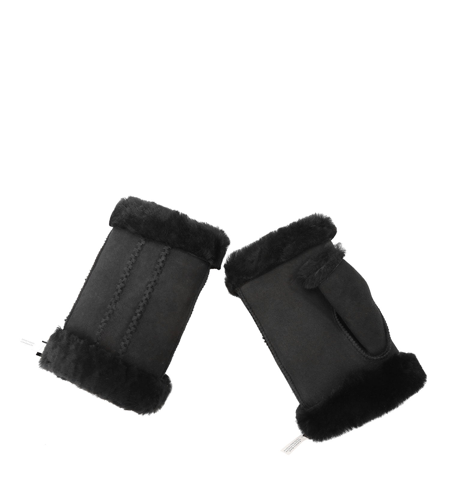 Fingerless Sheepskin Mittens