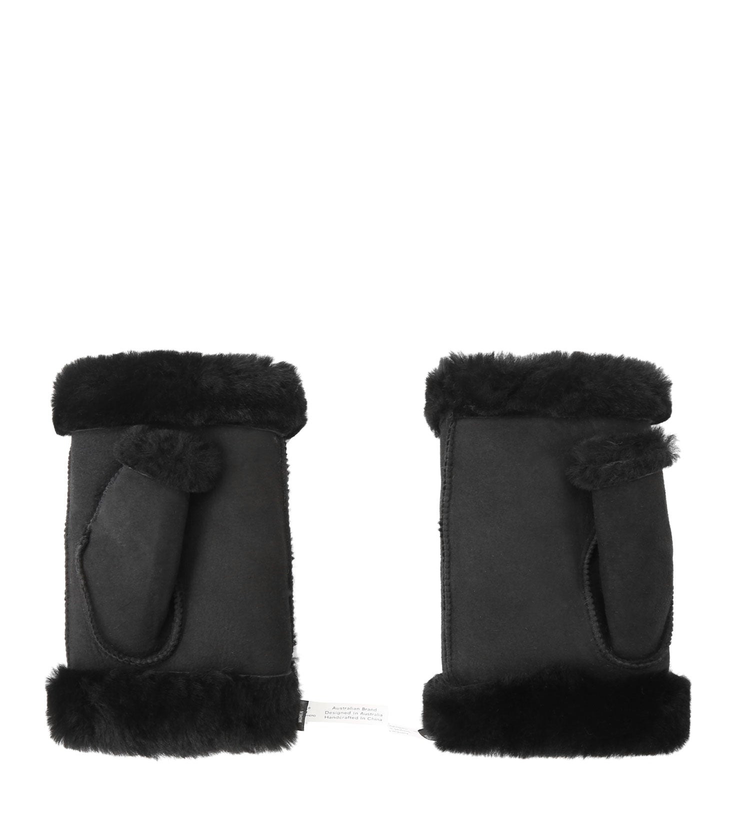 Fingerless Sheepskin Mittens