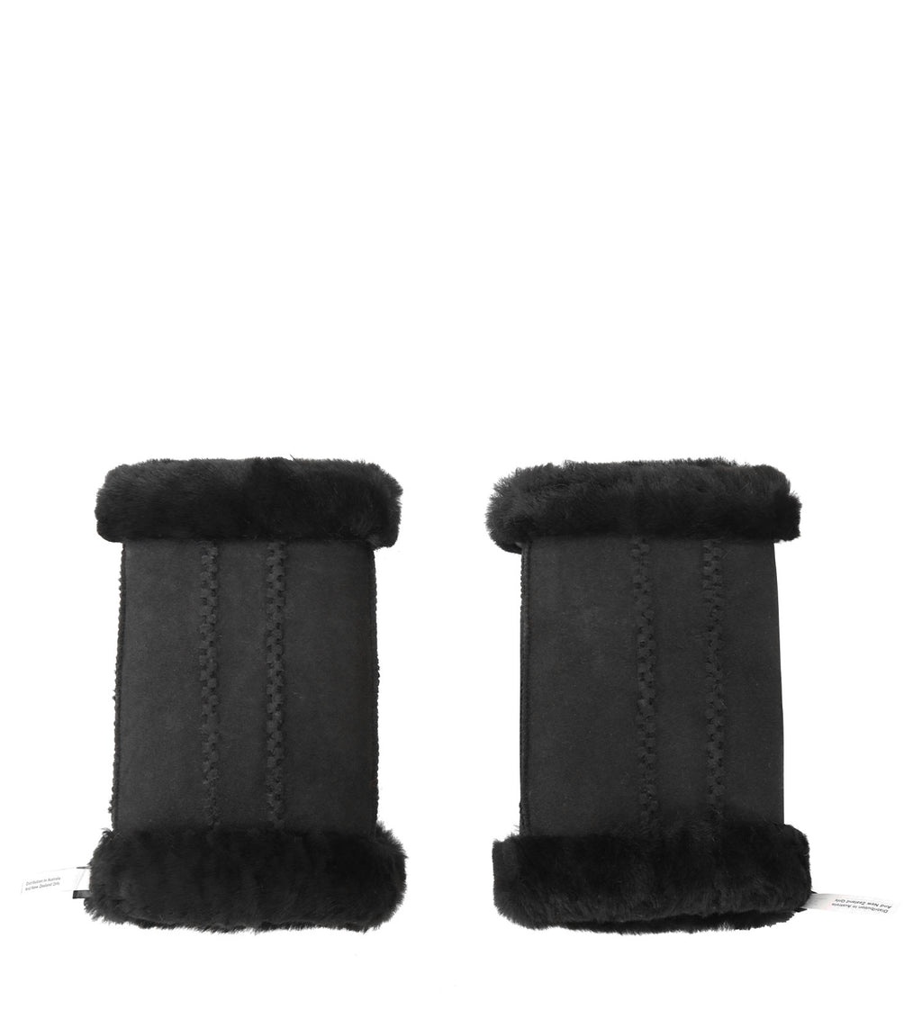 Fingerless Sheepskin Mittens