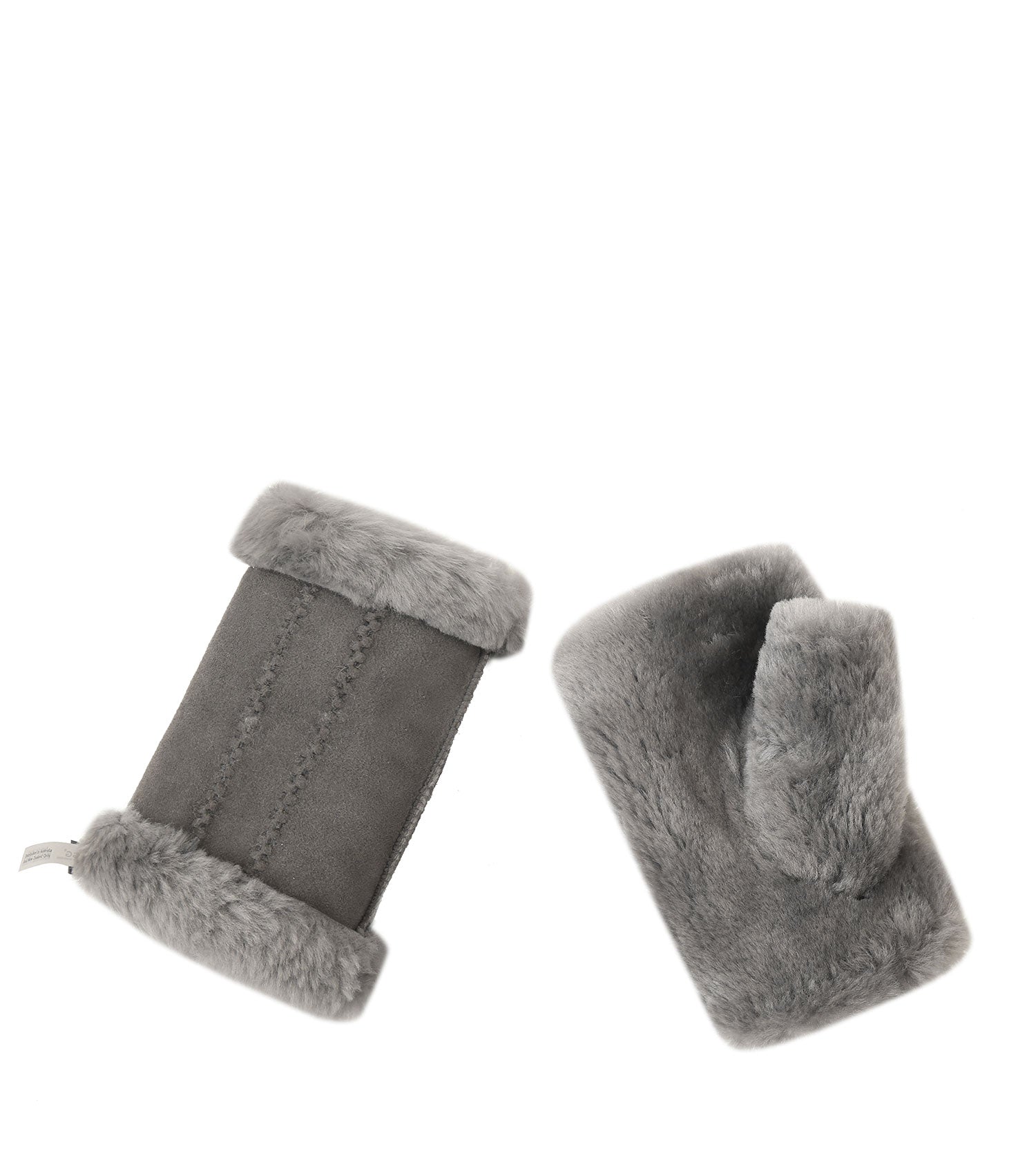 Fingerless Sheepskin Mittens