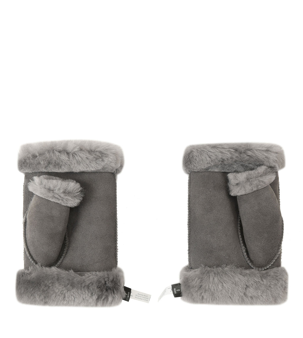 Fingerless Sheepskin Mittens