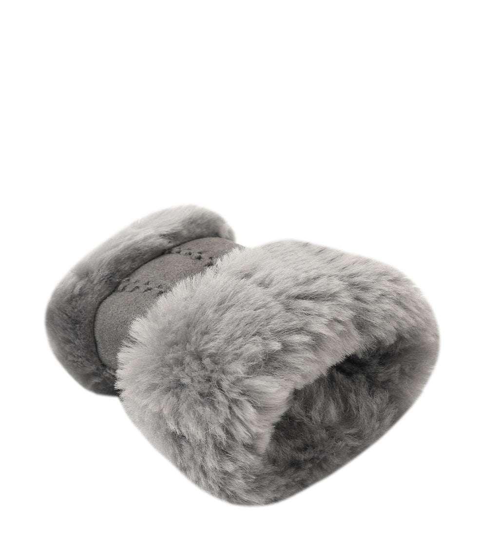 Fingerless Sheepskin Mittens