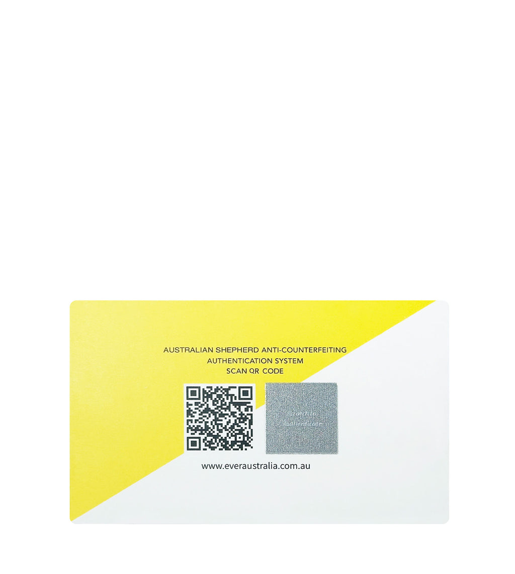 Authenticity Card