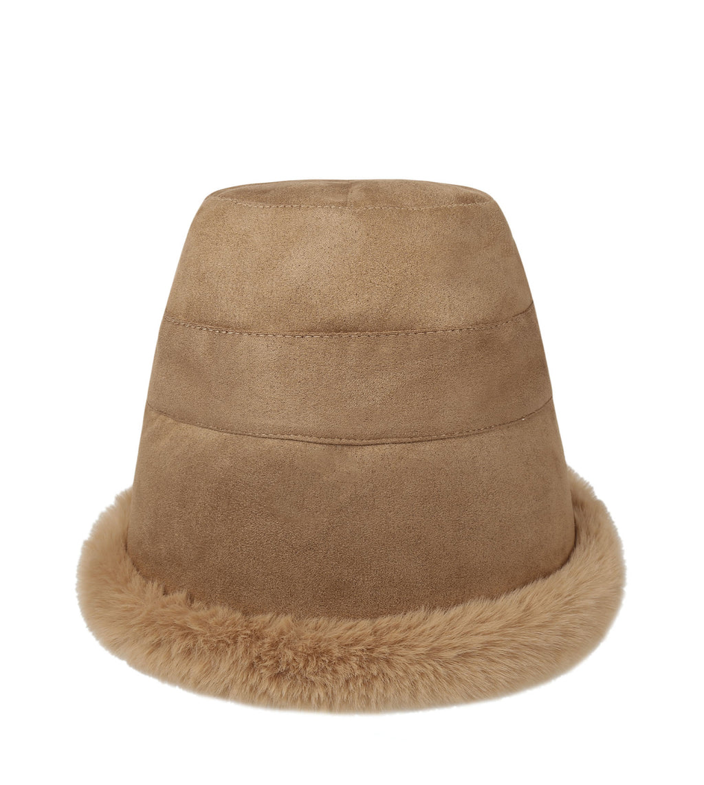 Fluffy Warm Bucket Hat